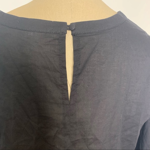 Umgee Embroidered black peplum top - Picture 12 of 15